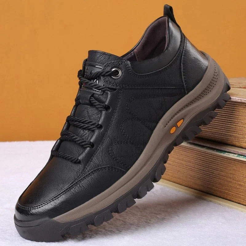 Men's comfort shoes for orthopedic support & posture. Waterproof, non-slip sole, durable for outdoor & casual wear.