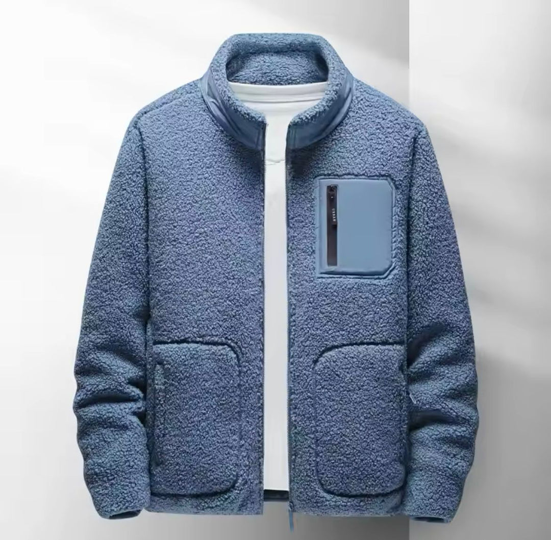 Men's autumn fleece jacket 'Logan', sleek design, premium warmth, versatile layering; perfect for cooler days.