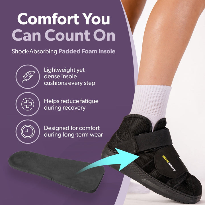 Men's Closed Toe Walking Shoe for Post - Surgery & Recovery - Lexians