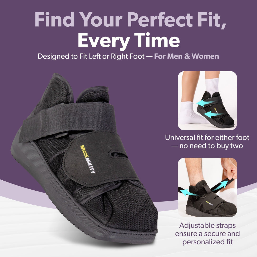 Men's Closed Toe Walking Shoe for Post - Surgery & Recovery - Lexians