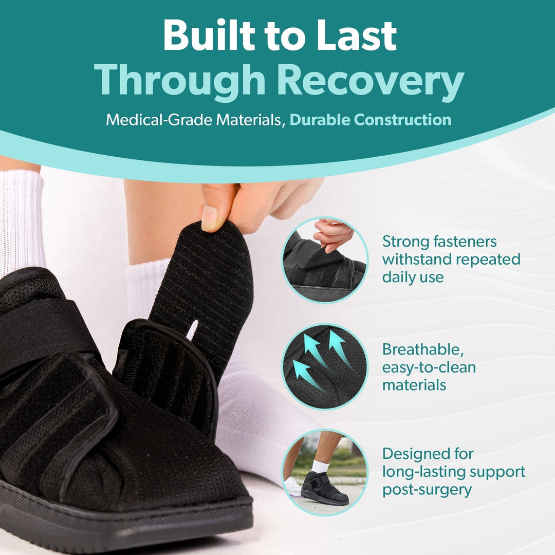 Men's Closed Toe Walking Shoe for Post - Surgery & Recovery - Lexians