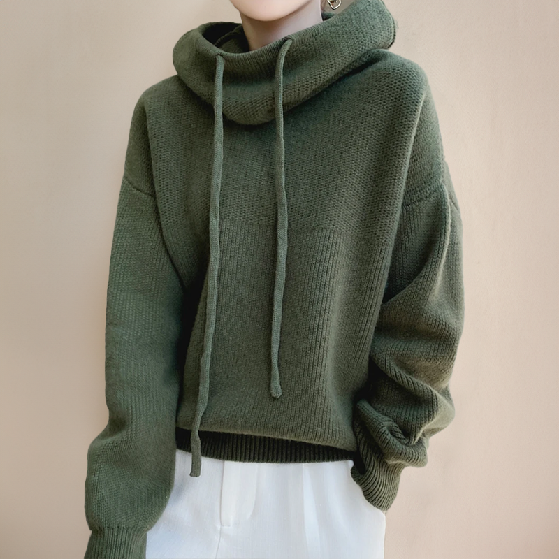 Men's elegant hoodie, front view, stylish design, versatile wear for casual or formal occasions.