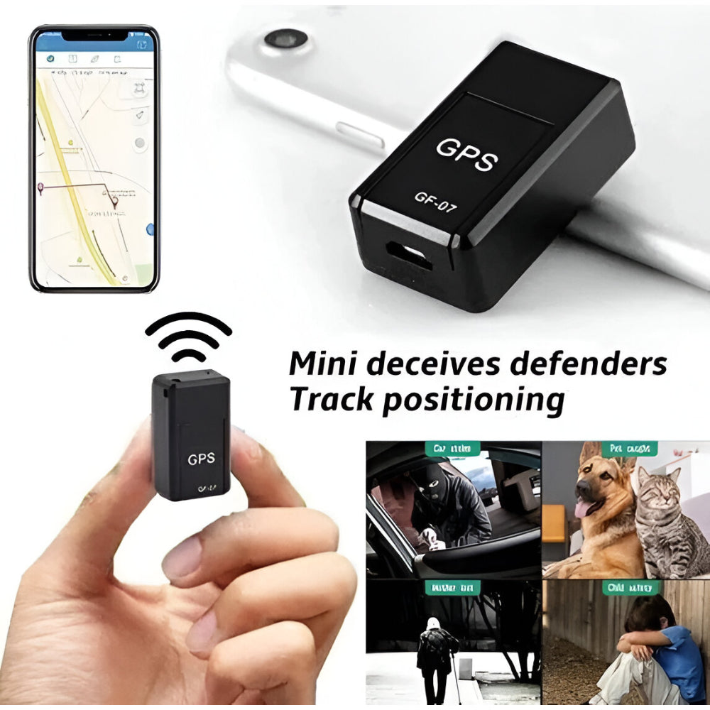 Magnetic Vehicle GPS Locator, discreet mini design for asset security & anti-theft tracking.