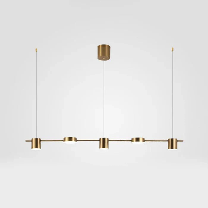 Aluminium AuraDrum modern pendant light, a stylish drum ceiling lamp for home decor.