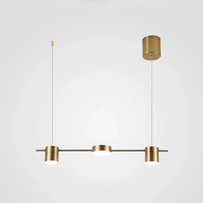 Adjustable AuraDrum modern LED drum pendant light, perfect for contemporary interior design.