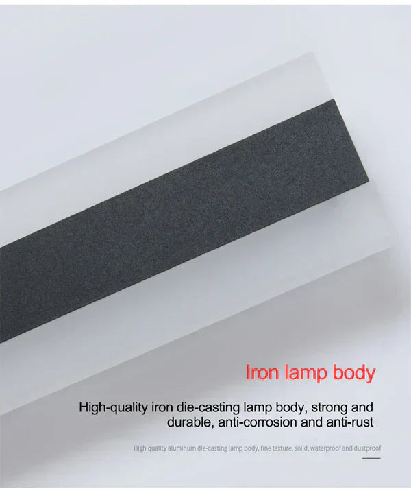 Stylish black weatherproof outdoor wall lamp, bright LED exterior lighting for modern home entrance & garden.