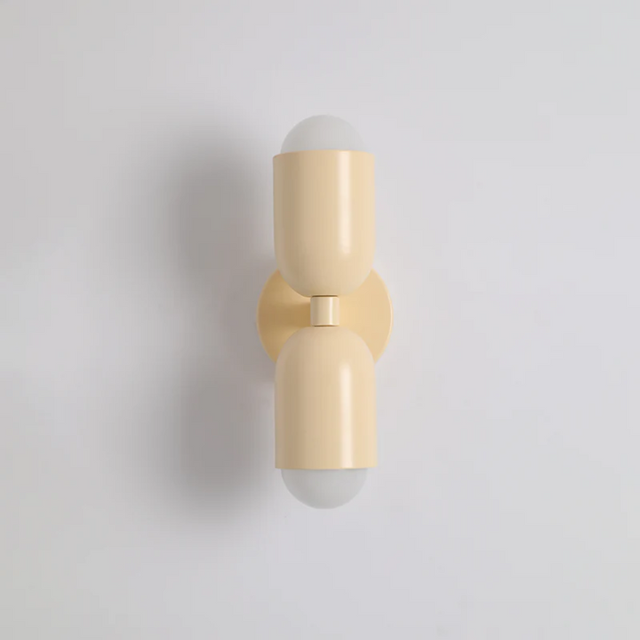 Modern ColorWave double-sided LED wall lamp, perfect for home accent lighting and contemporary decor.