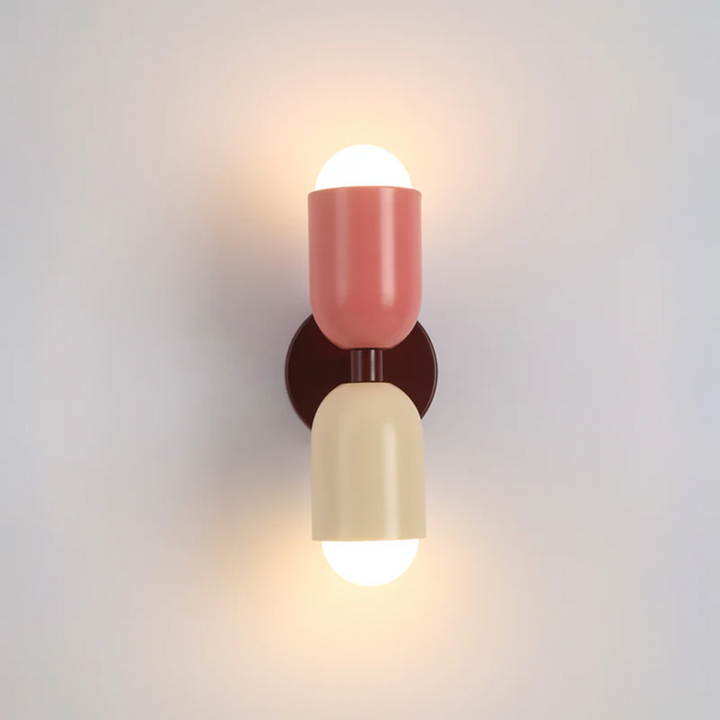 Enhance home decor with this modern ColorWave double-sided LED wall lamp, offering unique accent lighting.