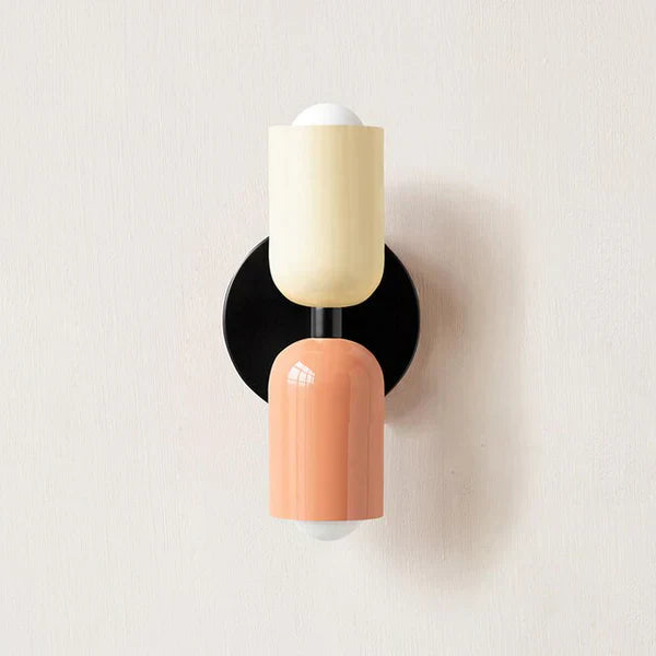 DualGlow double LED wall sconces, sleek and contemporary for modern interior design.