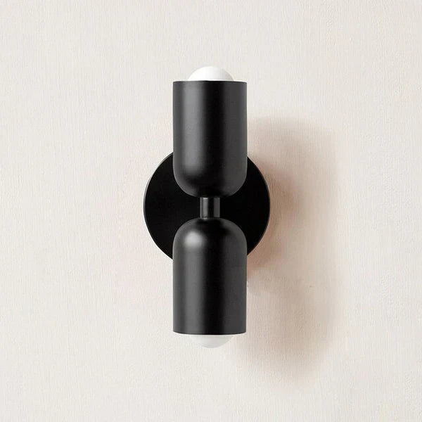 Sleek DualGlow double LED wall lamp, perfect for modern home lighting & bedroom ambiance.