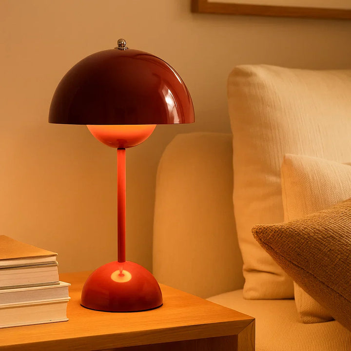 Modern LED touch-control table lamp for minimalist bedroom & desk lighting. Energy-efficient & stylish.