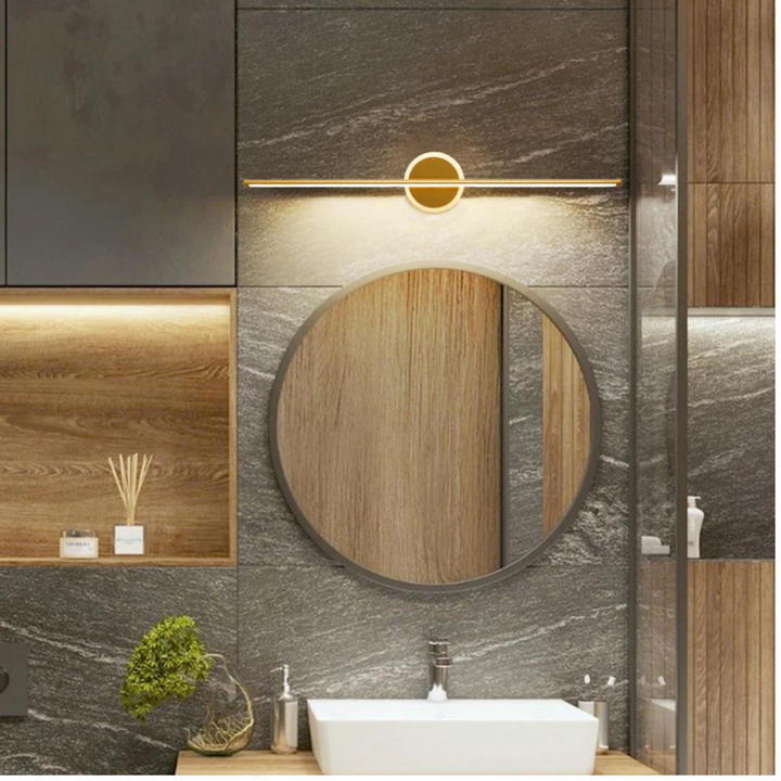 Stylish modern LED wall lamp, 'OpalEdge', provides soft, energy-efficient lighting for living spaces.