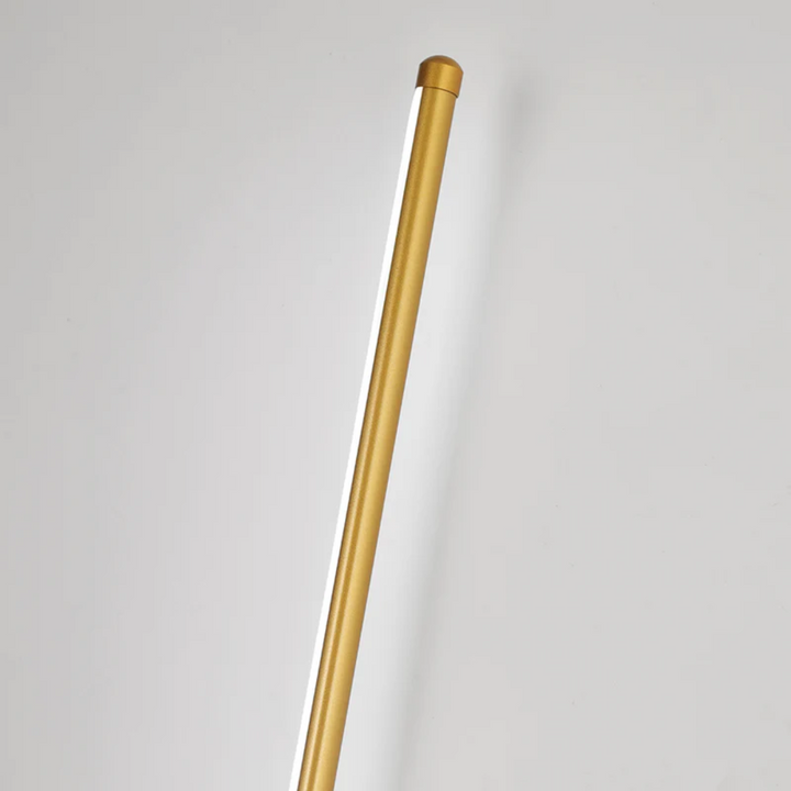Stylish gold LED wall lamp, 'OpalEdge' model, adding modern ambient light to any interior.