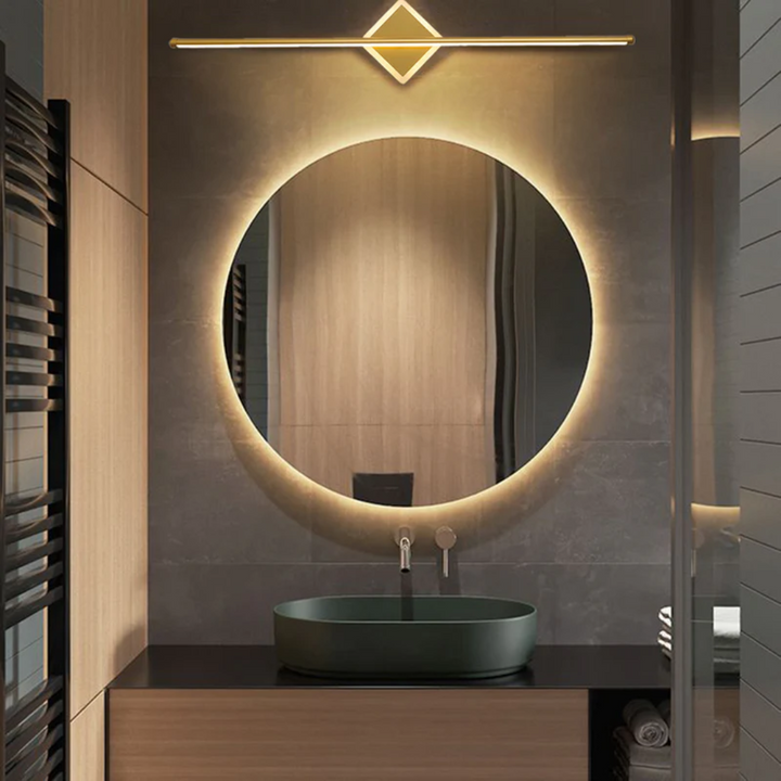 Versatile modern LED wall lamp, 'OpalEdge' design, suitable for ambient home or office lighting.