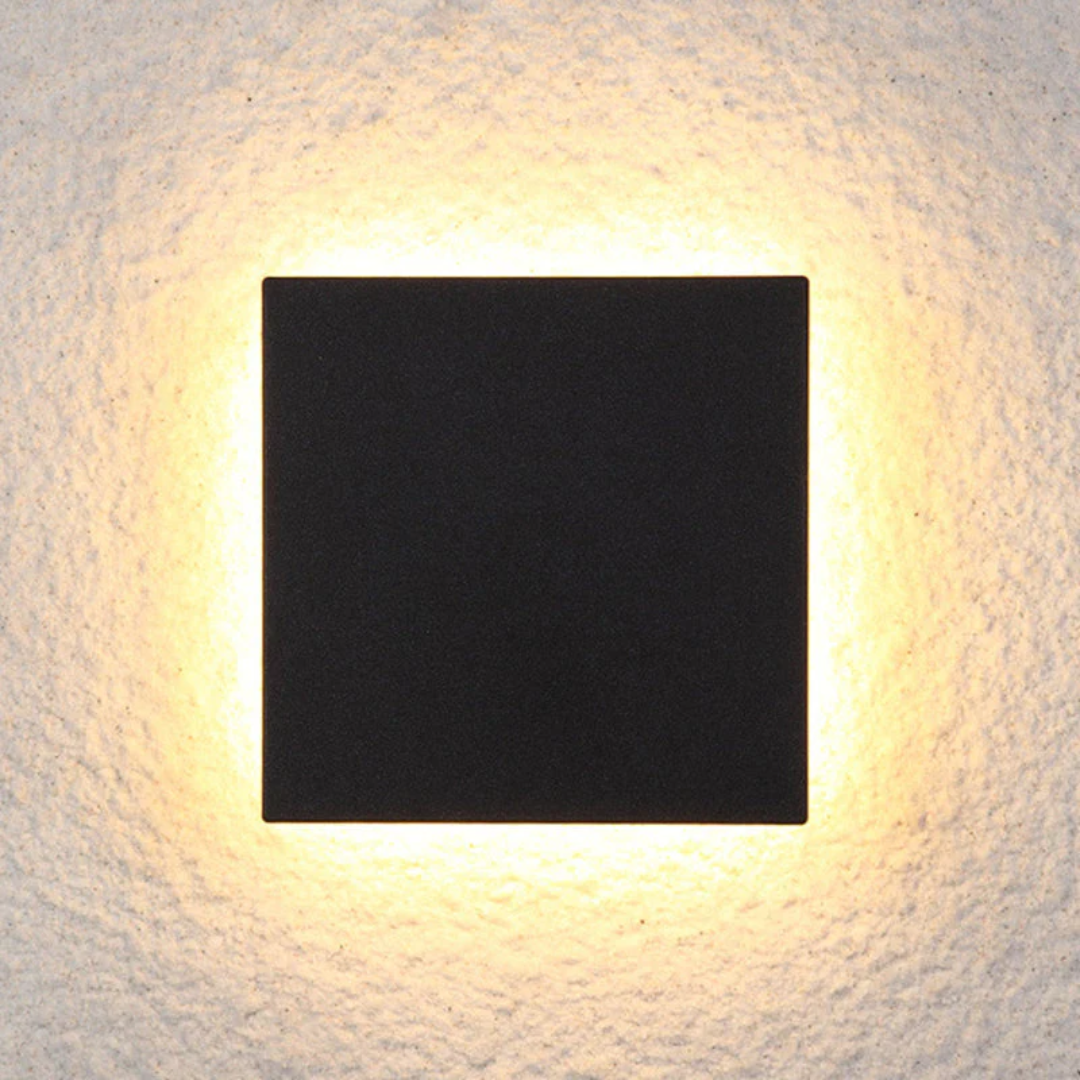 Stylish Zenith LED wall lamp, provides energy-efficient exterior lighting.