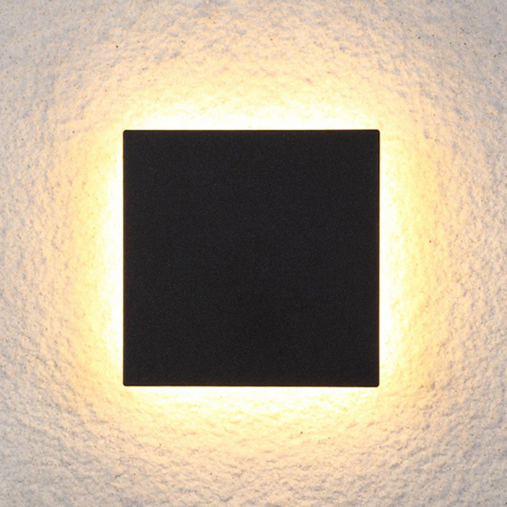 Stylish Zenith LED wall lamp, provides energy-efficient exterior lighting.