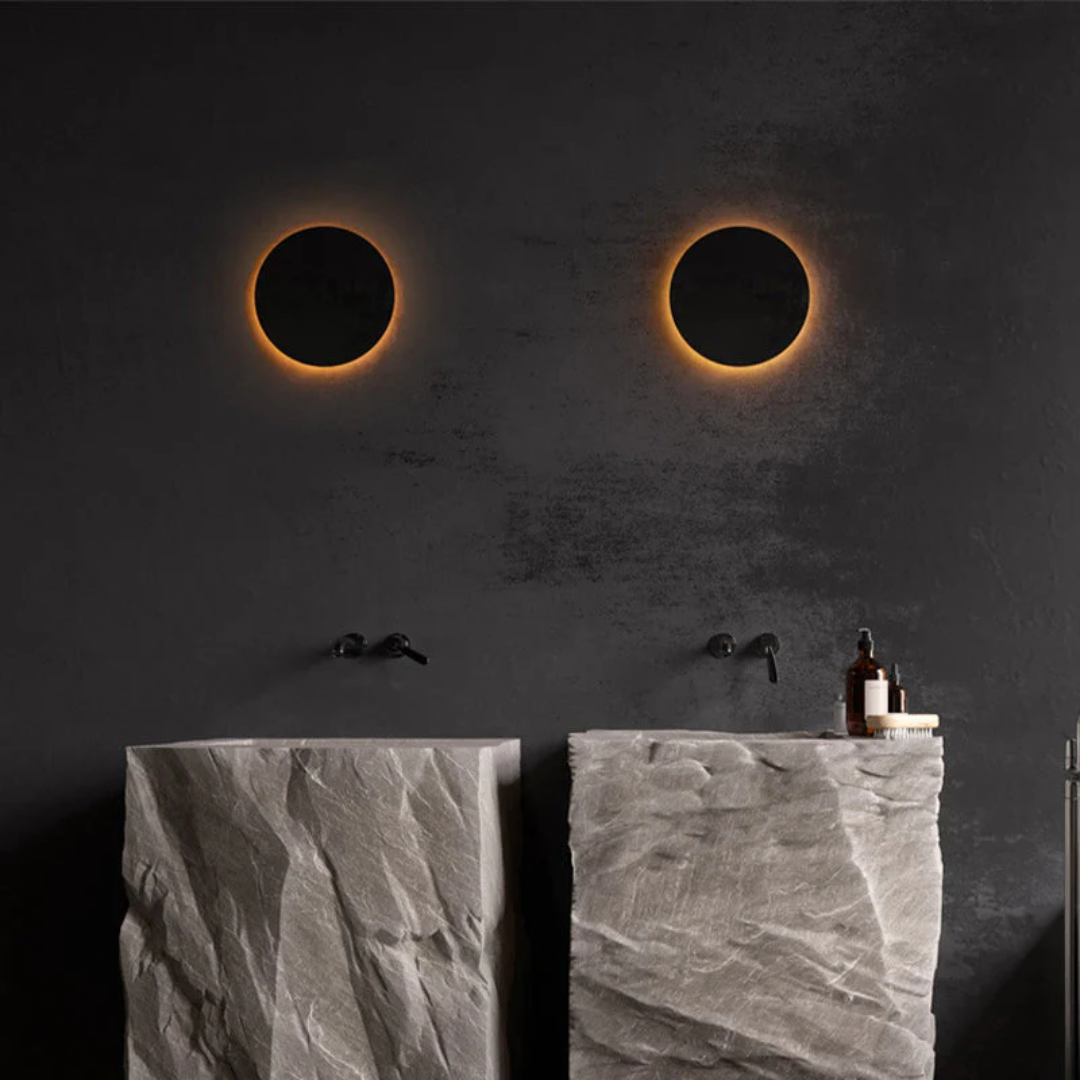 Modern Zenith LED wall lamp, perfect for garden, patio, and outdoor spaces.