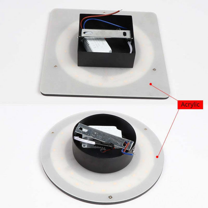 Zenith modern outdoor wall lamp, LED lighting for patio and exterior decor.