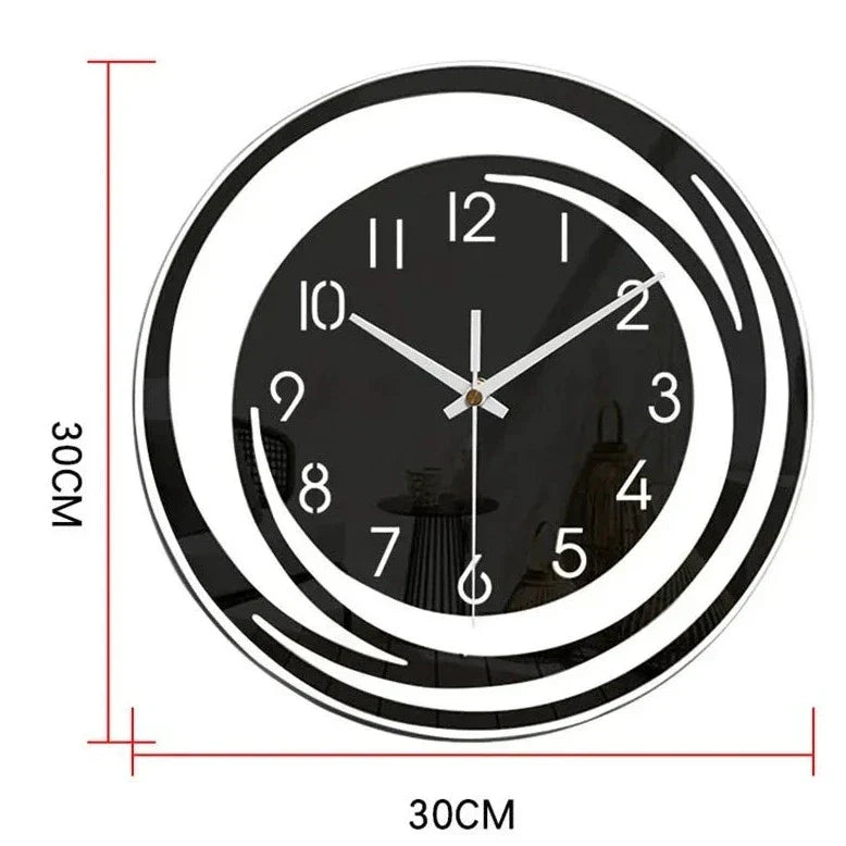 Chic Scandinavian style minimalist wall clock, a sleek time-telling piece for modern homes.