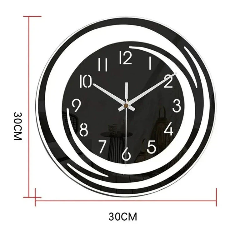 Chic Scandinavian style minimalist wall clock, a sleek time-telling piece for modern homes.