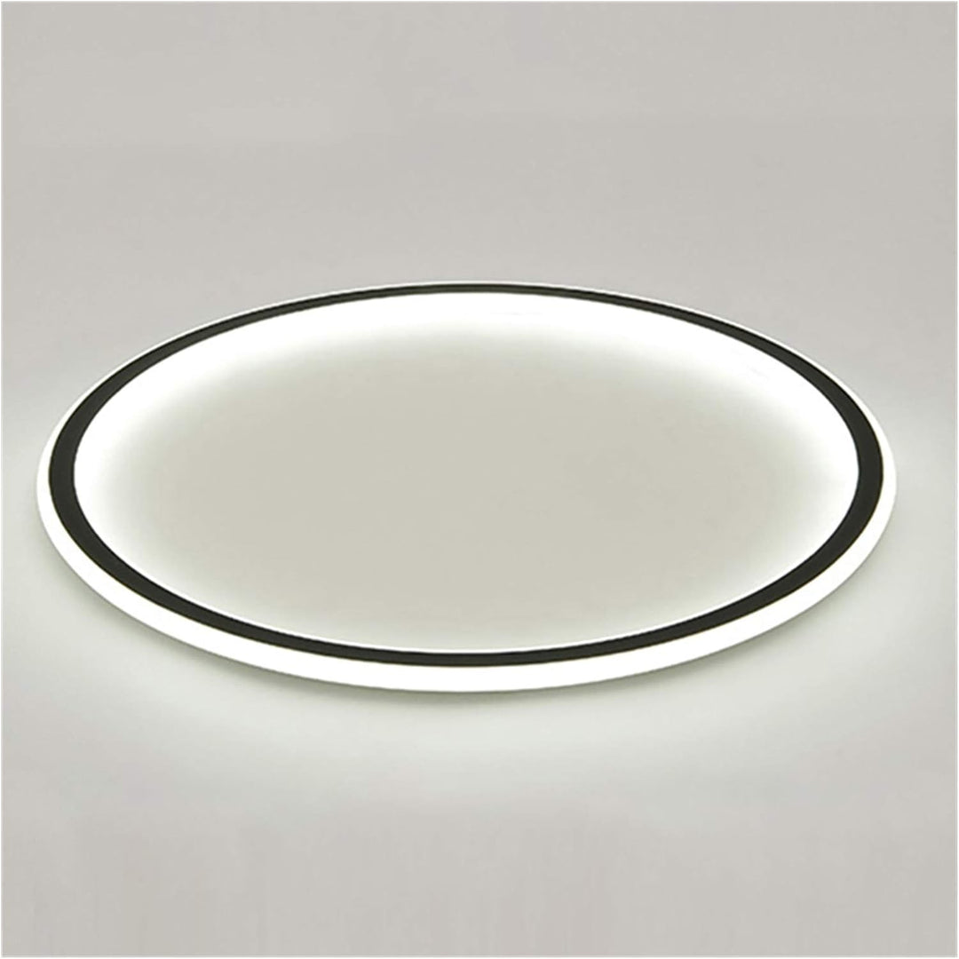 "Modern Nordic LED Ceiling Light with minimalist round flush mount design, providing soft even illumination for modern interi