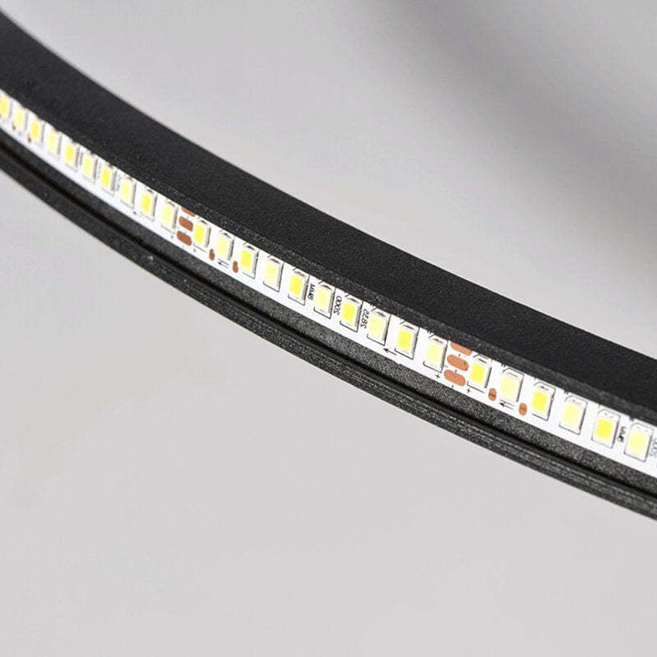 "Modern Nordic LED Ceiling Light with minimalist round flush mount design, providing soft even illumination for modern interi