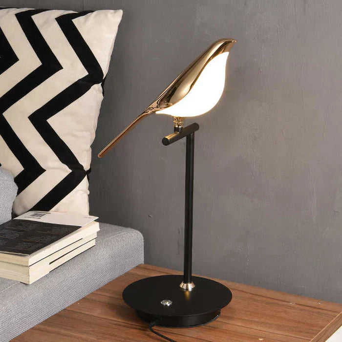 Luxe OrionGlow magnetic wall lamp with adjustable LED light, gold finish, and energy-efficient modern interior lighting.