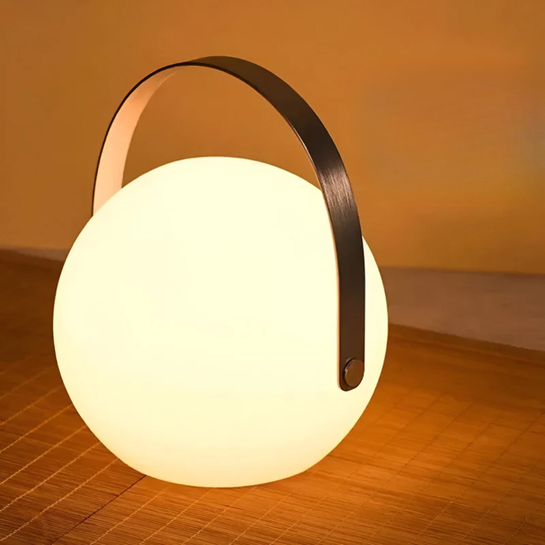 Versatile waterproof wireless LED table lamp, rechargeable. Great for home ambiance, indoor accent & outdoor patio lighting.
