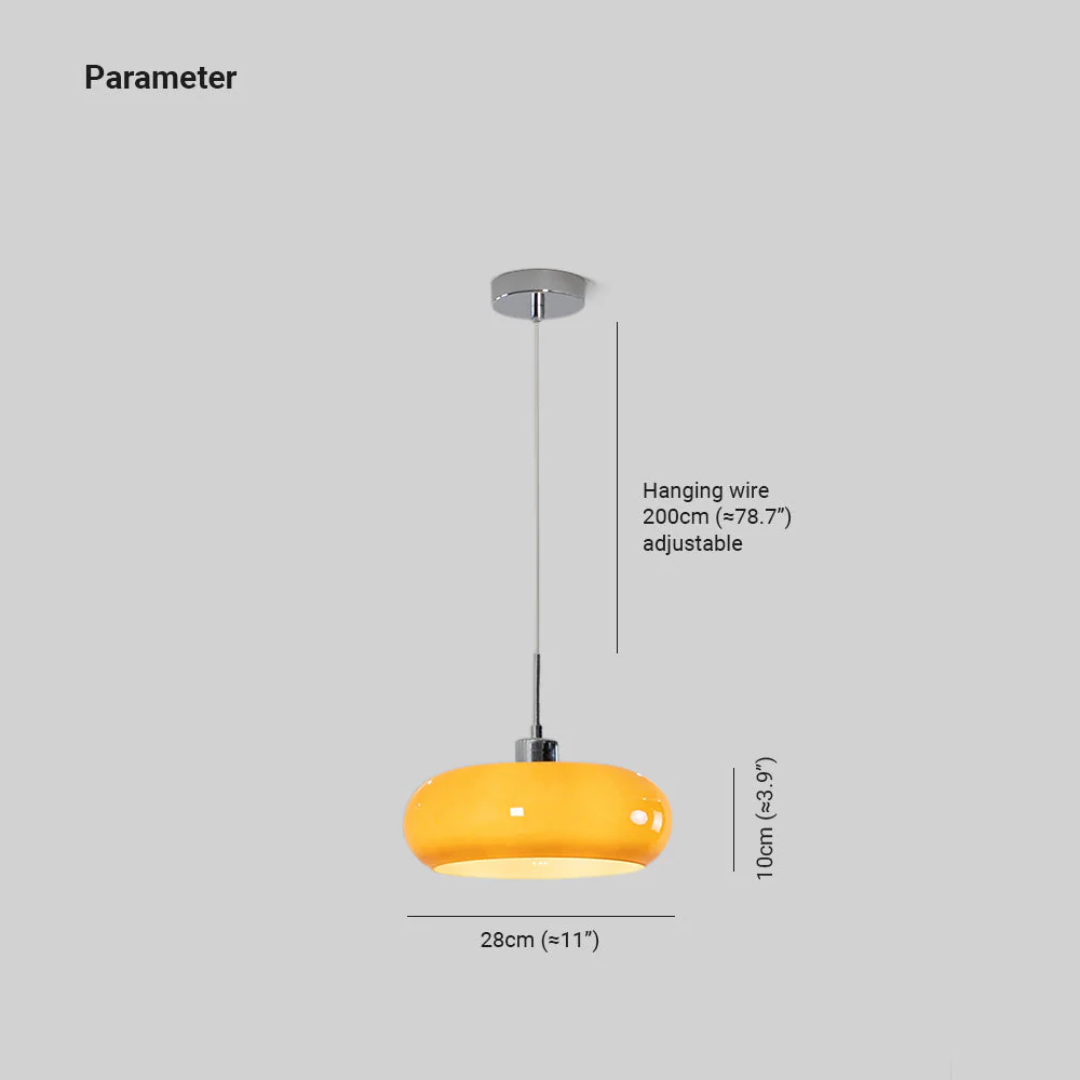 Versatile RadianceOrb modern round LED pendant light, ideal for living room, bedroom, or dining area home decor.