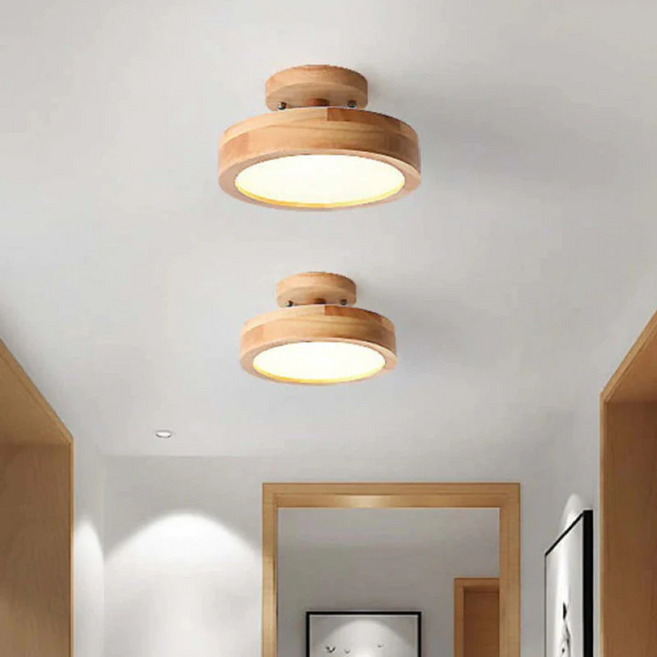 Nova modern LED ceiling light; energy-saving and perfect for dining room decor.