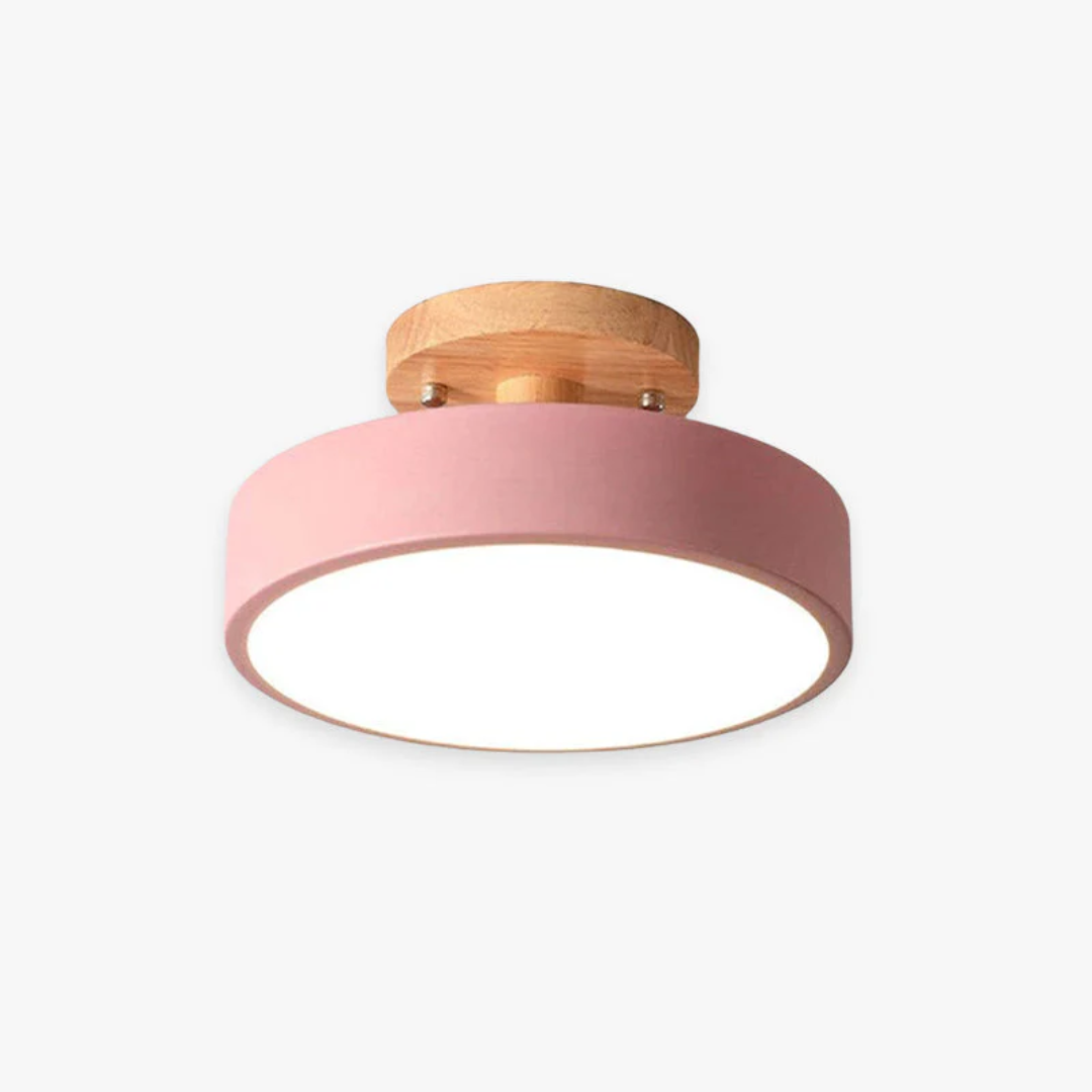 Nova modern round LED ceiling light, enhancing home decor with its sleek design.