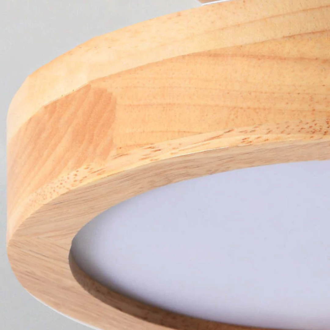 Adjustable modern round LED light, Nova, enhancing any bedroom or dining room.