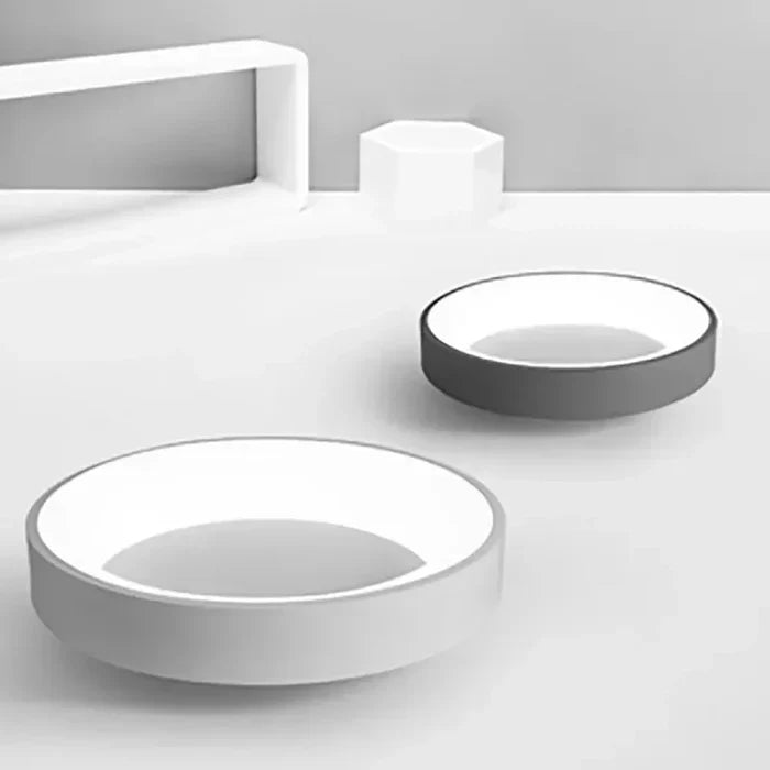 NordicGlow modern round LED ceiling light, ideal for Scandinavian minimalist home decor. Energy-efficient lighting.