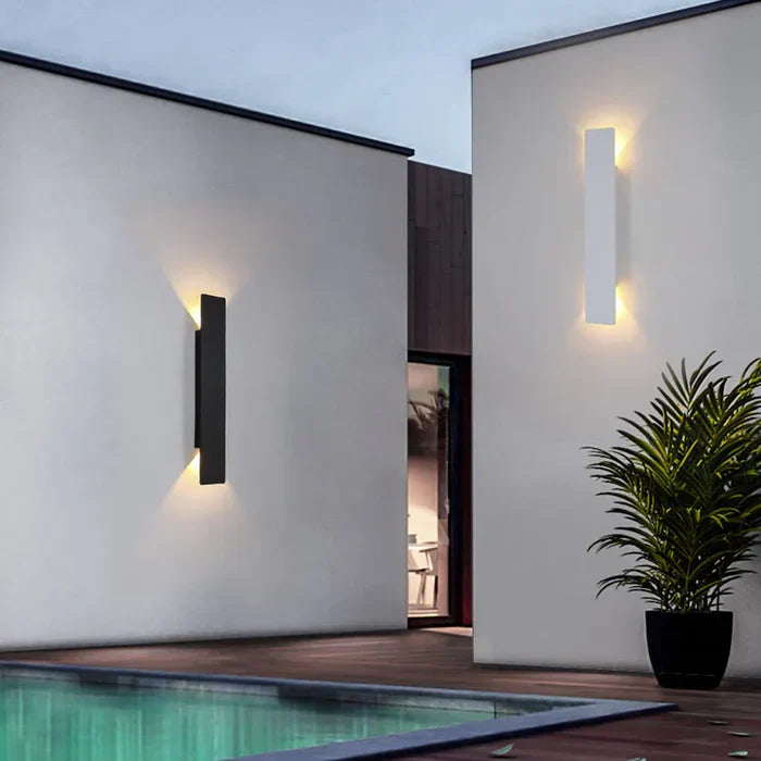 Weather-resistant StormGlow outdoor wall lamp, a durable exterior light solution for garden, patio, or home improvement.