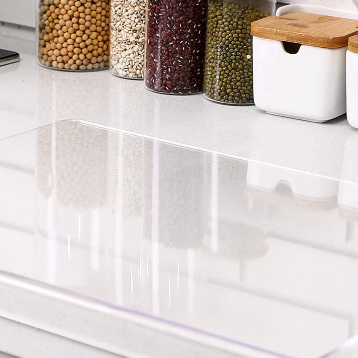 Safe & durable non-slip acrylic chopping board. Perfect for secure, hygienic food preparation in any kitchen.
