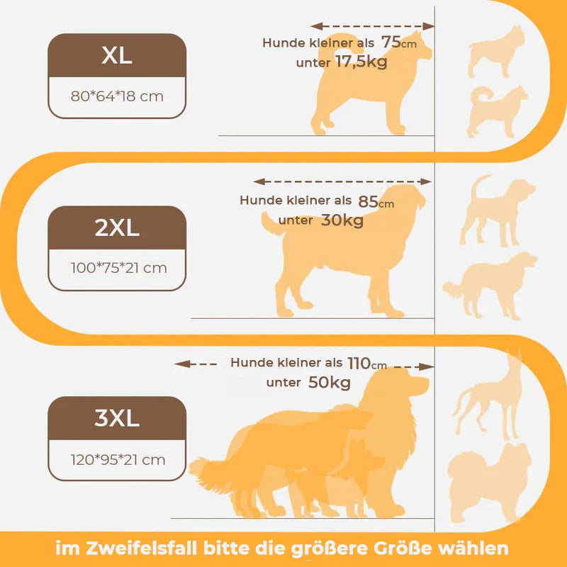Essential pet accessory: durable orthopedic dog bed with advanced spine & neck support. Easy-to-clean washable cover.