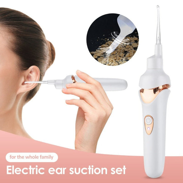 USB rechargeable earwax cleaner, offering convenient and eco-friendly personal ear care at home.