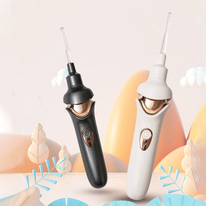 Ergonomic design of the unisex earwax vacuum cleaner, ensuring a comfortable grip for home ear care.