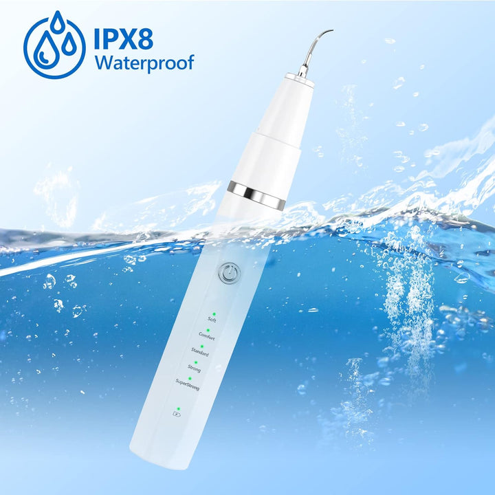 Advanced ultrasonic plaque remover for pets, ensuring deep cleaning and tartar removal for better dog and cat dental health.