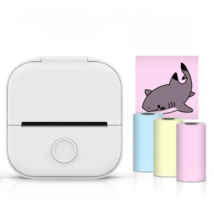 Compact Inkless Thermal Photo Printer for Easy Instant Printing