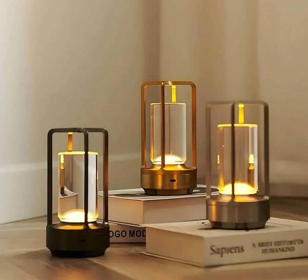 RGB crystal LED table lamp with touch control. Offers multiple color options for personalized indoor/outdoor ambiance.