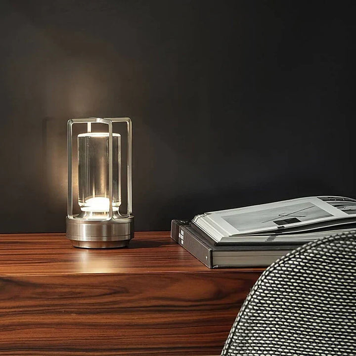 Stylish portable waterproof crystal LED lamp with remote control for easy adjustments. Great for decorative use.