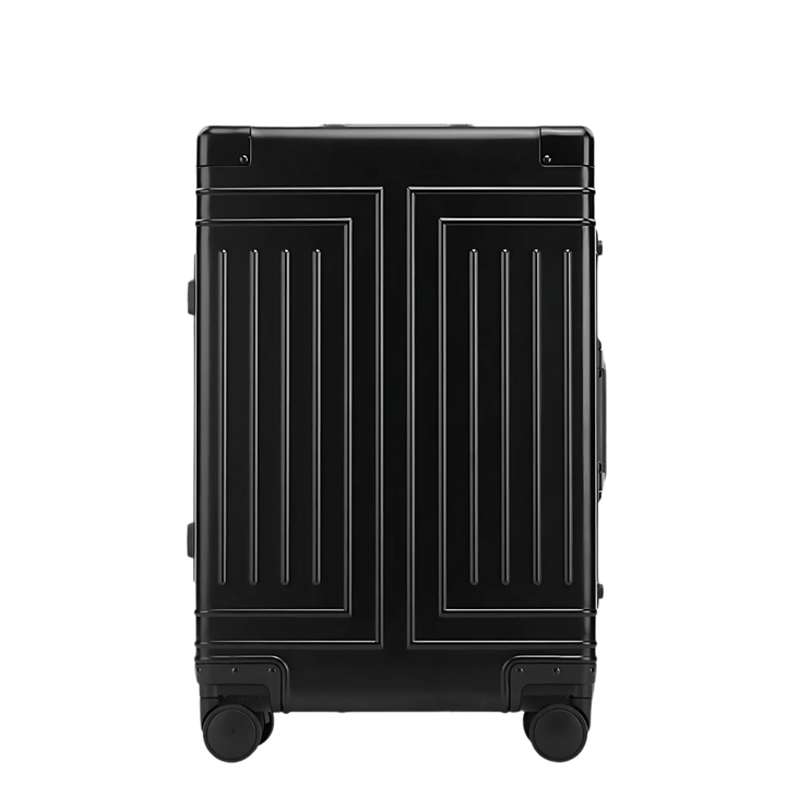 Premium aluminum hardshell travel suitcase, durable & stylish unisex luggage.