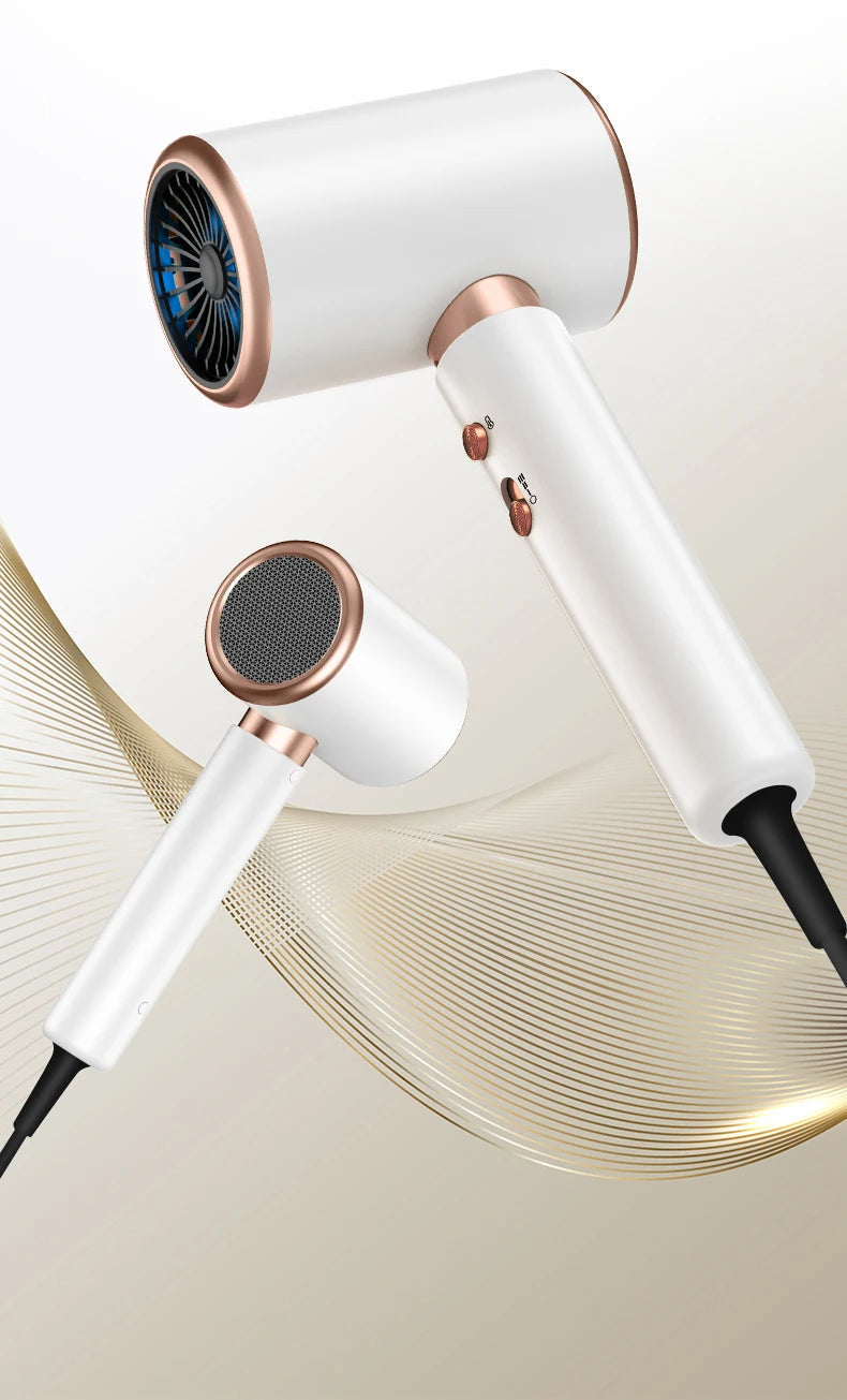 Hair dryer, 2400W professional, negative ions for quick drying & superior frizz control.
