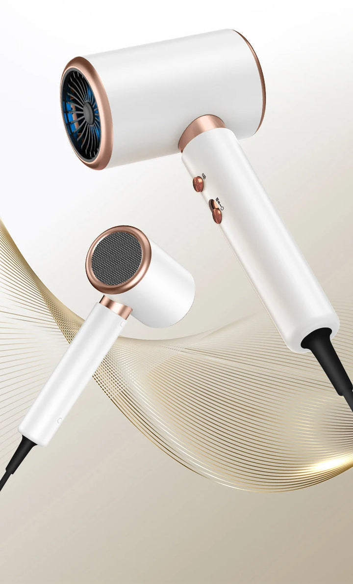 Hair dryer, 2400W professional, negative ions for quick drying & superior frizz control.