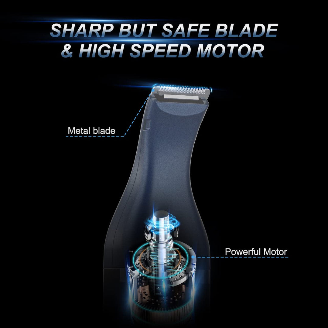 Durable quiet dog clipper with ceramic blade; professional cordless pet grooming device for all breeds.