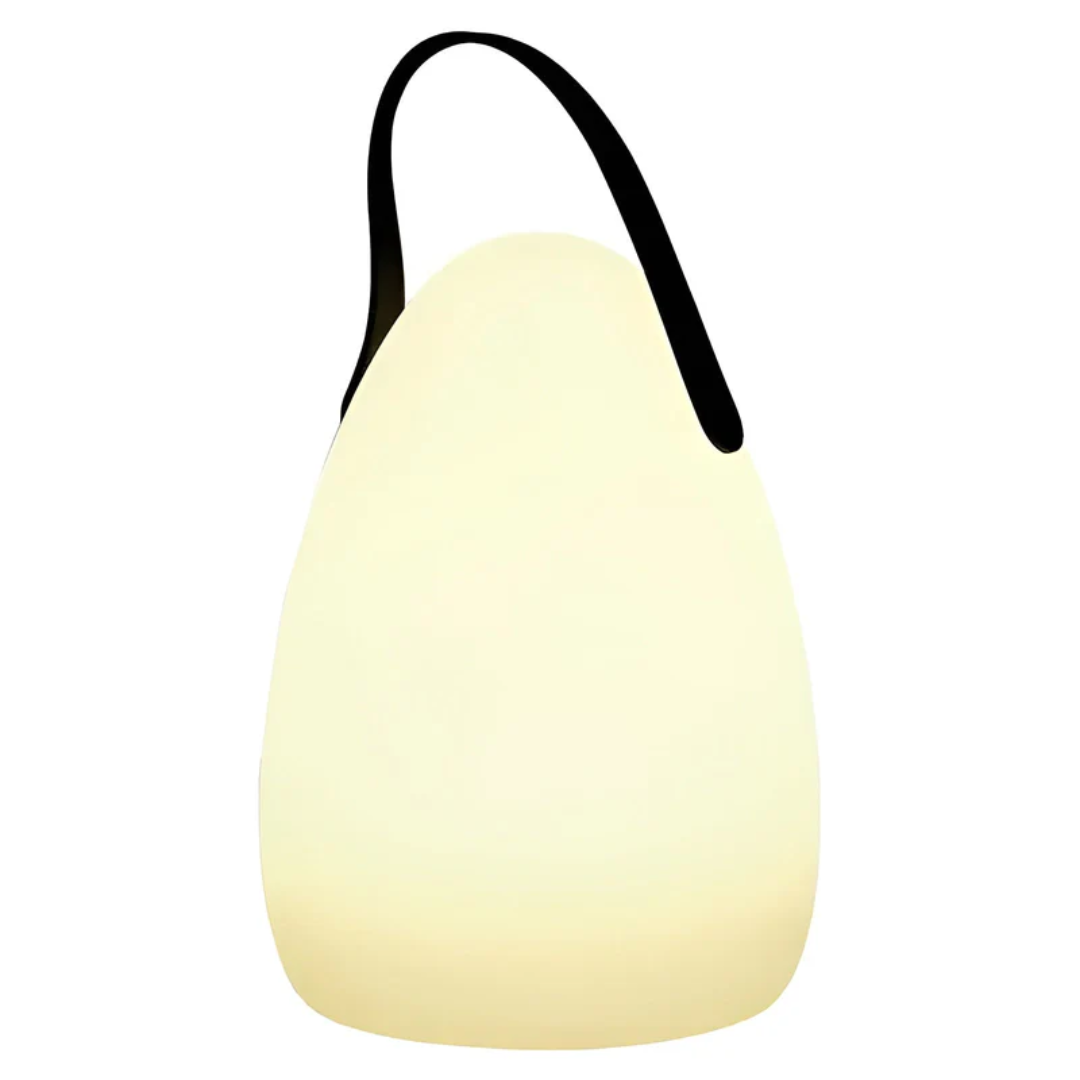 Rechargeable LED table lamp, RadianceFlex, offering ambient light for any setting.