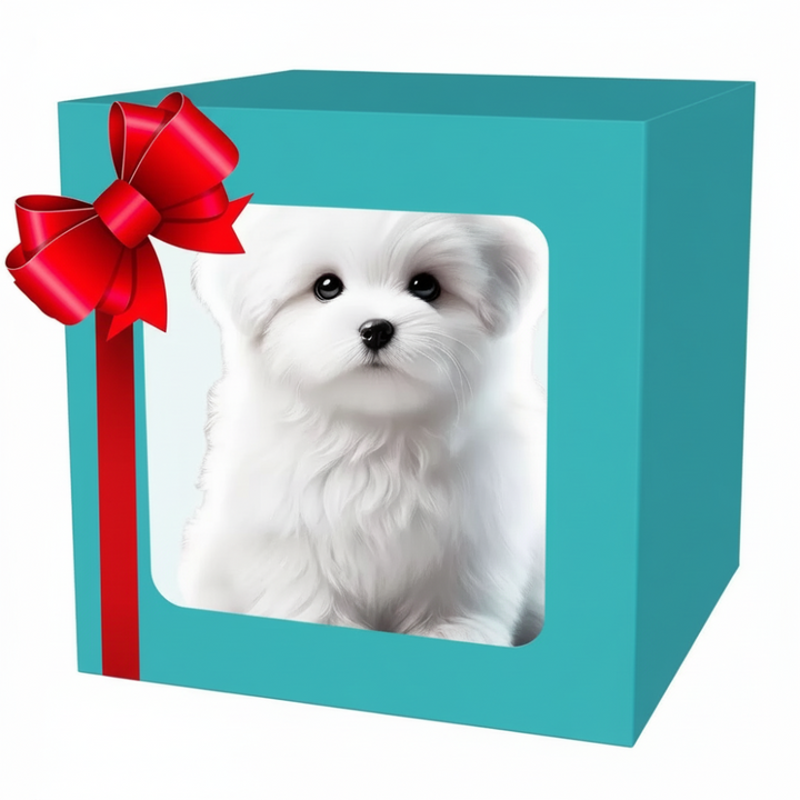 Realistic brown and white plush puppy toy, moving head & tail, interactive companion for kids.