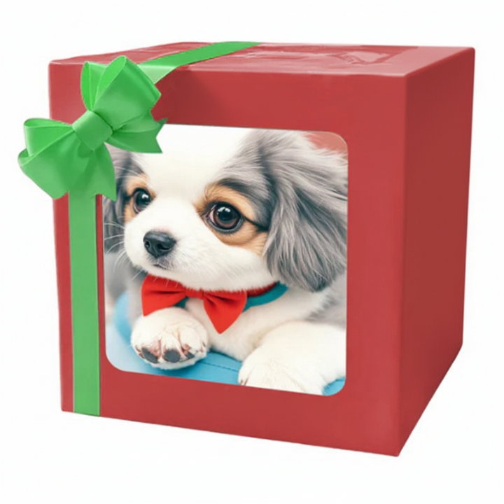 Soft-touch realistic moving plush puppy, an interactive pet simulation, offering comfort & play.