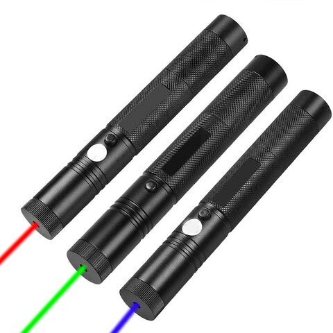 Durable outdoor gear: rechargeable laser tool for long-distance targeting & utility.